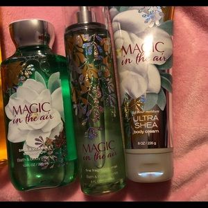 Magic in the air from bath and body works.